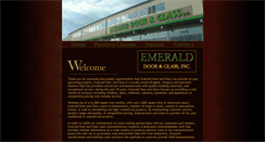 Desktop Screenshot of emeralddoorandglass.com